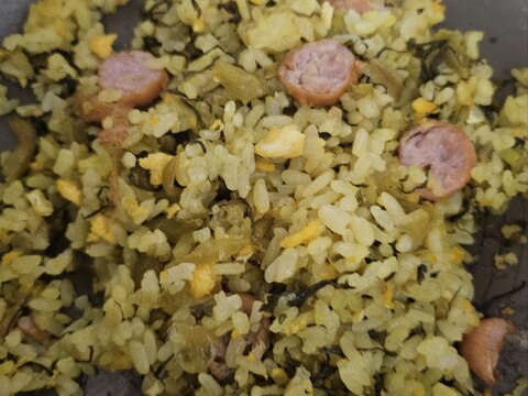 □簡単!!高菜チャーハン